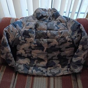 Camo Puffer Jacket